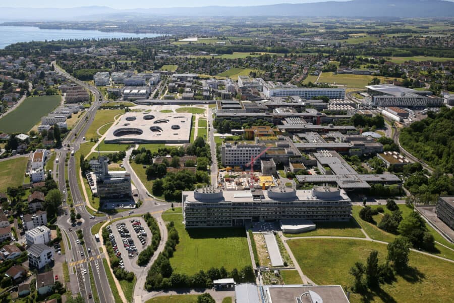 EPFL_Lausanne_airview