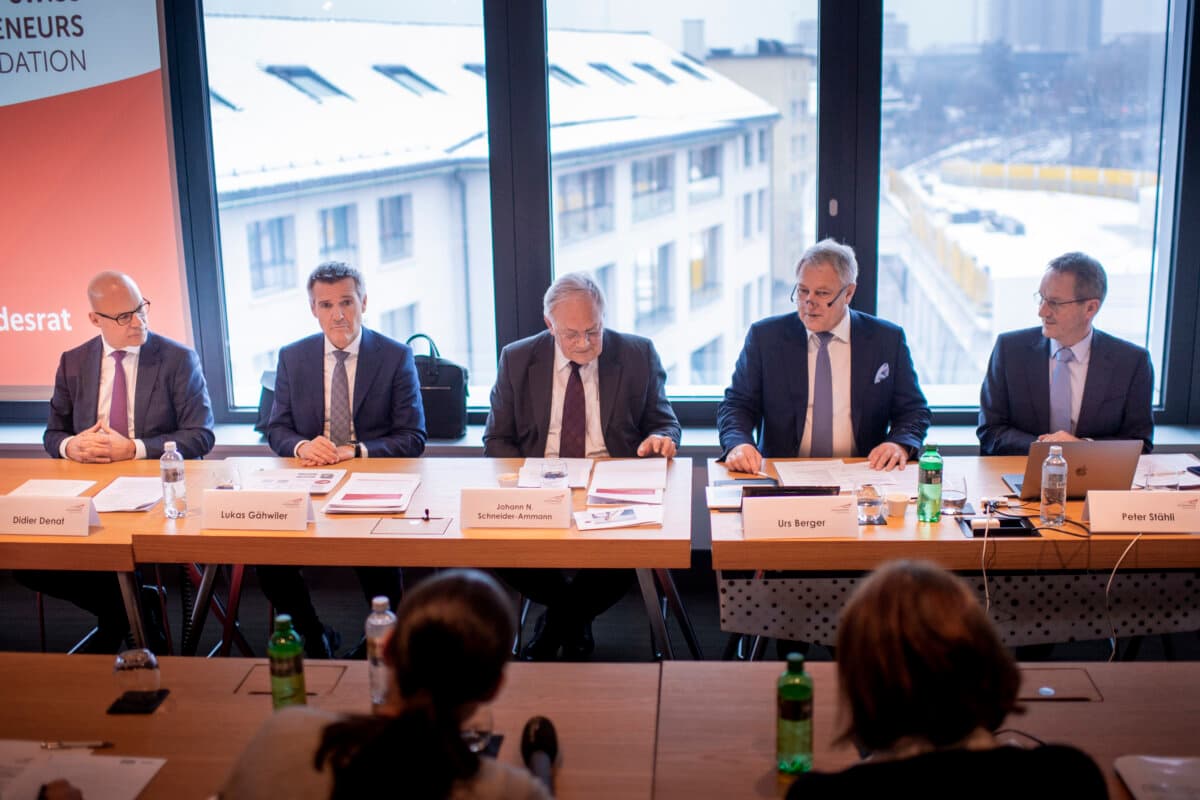 Pressekonferenz der Swiss Entrepreneurs Foundation vom Donnerstag, 07. Februar 2019 in der Welle7 in Bern. (Fotografiert von Dominic Bruegger für die Swiss Entrepreneurs Foundation)