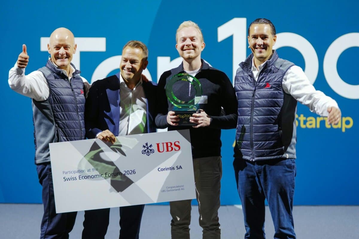 Start-up Award Swiss 2025 Corintis Top 100 Venturelab