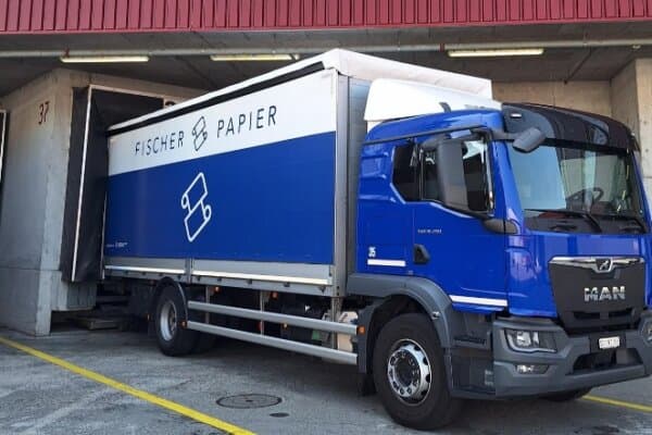 Fischer Papier Lkw